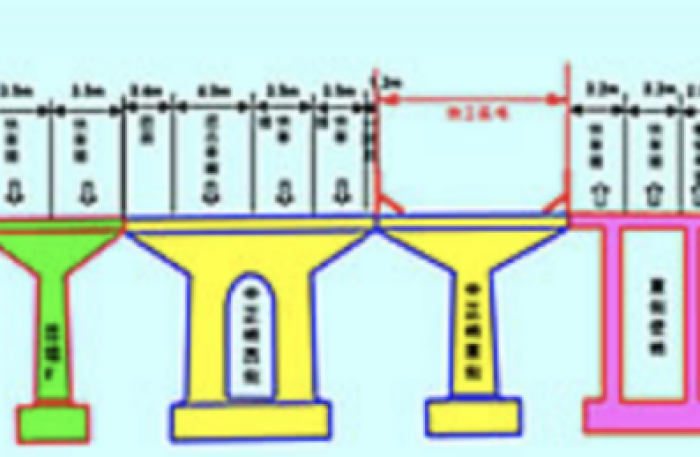 第二階段施工車道斷面圖